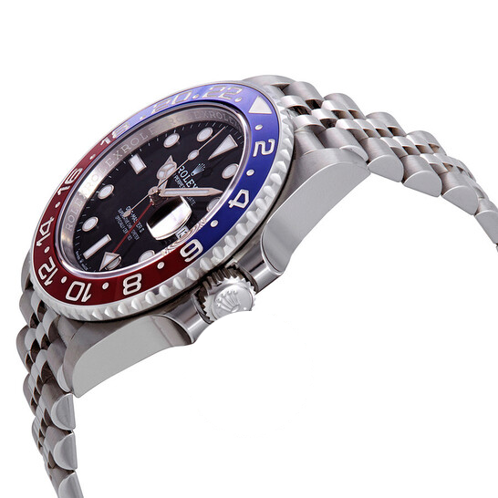 Rolex GMT-Master II Pepsi Blue and Red Bezel Stainless Steel Jubilee Watch 126710BKSJ 40mm