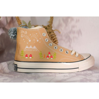 Embroidery Converse, Converse High Neck Floral, Wedding Gift