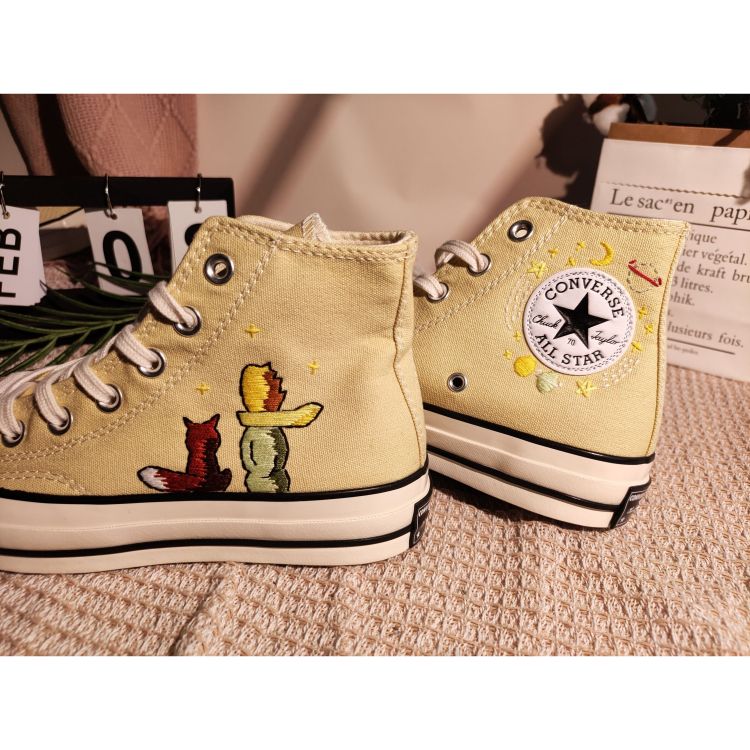 Embroidery Converse, Converse High Neck Floral, Wedding Gift