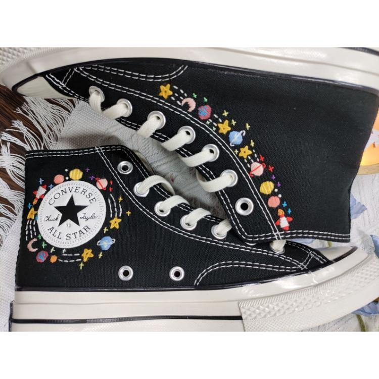 Womens Shoes, Wedding Gift, Converse Hi Chuck 1970s, Wedding Sneakers