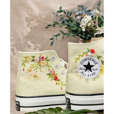 Chuck Taylor All Star Embroidered Floral, Embroidered Mushroom Flowers