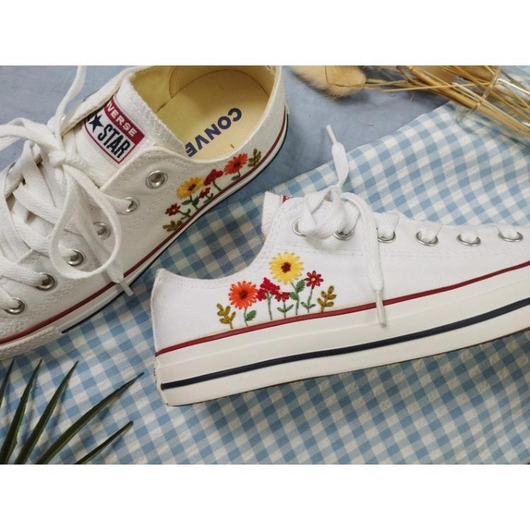 Womens Shoes, Wedding Gift, Converse Hi Chuck 1970s, Wedding Sneakers