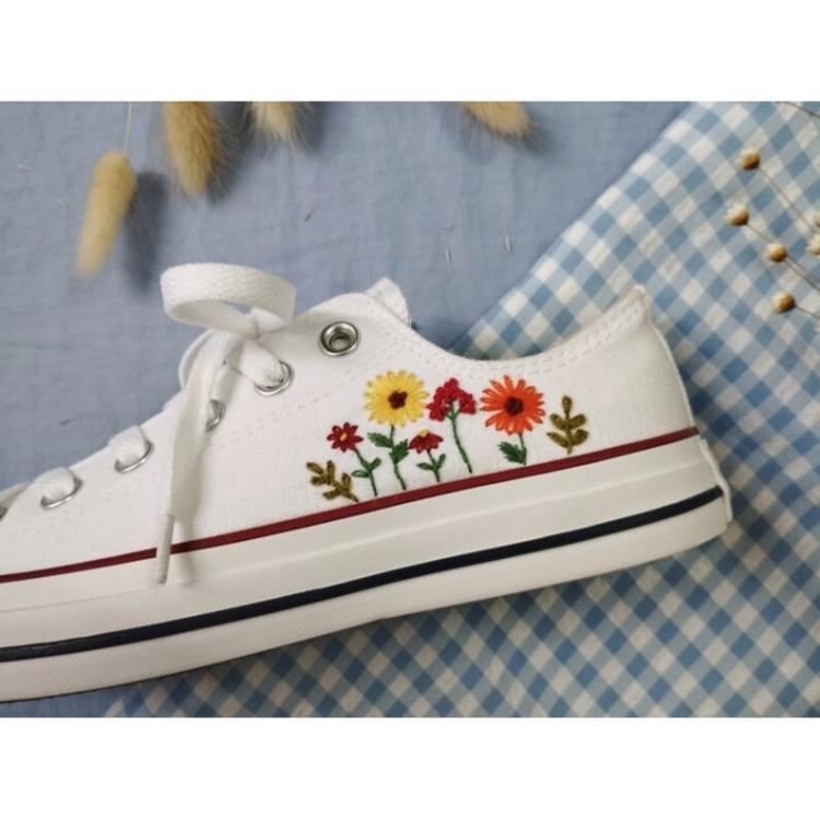 Womens Shoes, Wedding Gift, Converse Hi Chuck 1970s, Wedding Sneakers