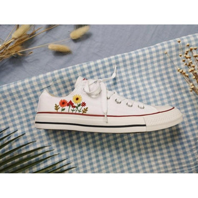 Womens Shoes, Wedding Gift, Converse Hi Chuck 1970s, Wedding Sneakers