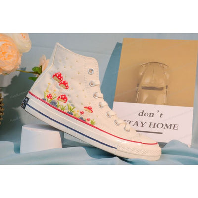 Embroidery Converse, Converse High Neck Floral, Wedding Gift