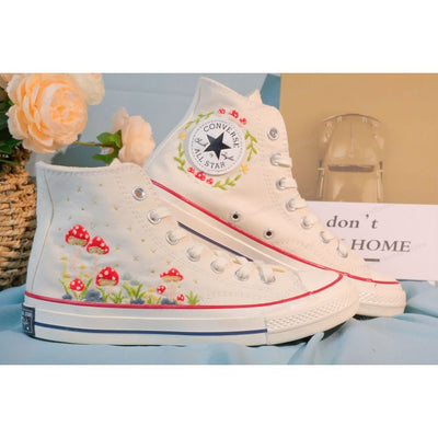 Embroidery Converse, Converse High Neck Floral, Wedding Gift