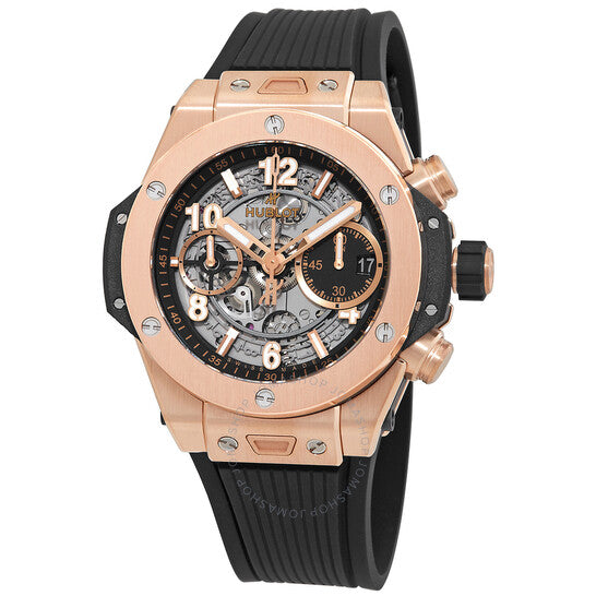 HL Big Bang Unico Chronograph Automatic Skeleton Dial Mens Watch 42mm